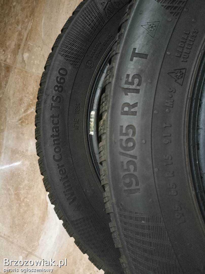 195/65r15 CONTINENTAL  contiwinter     , zimowe    7mm