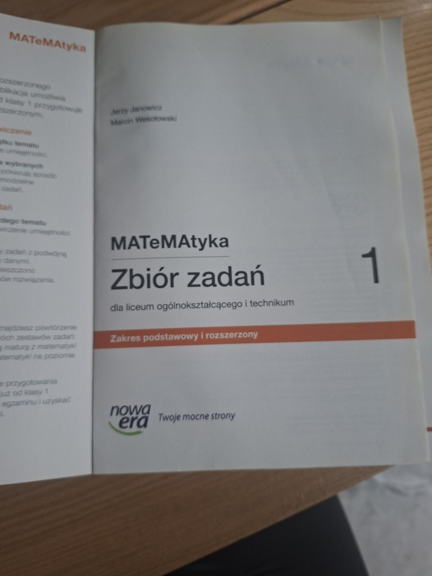 Matematyka 1 Zbiór zadań zakres podstawowy I rozszerzony