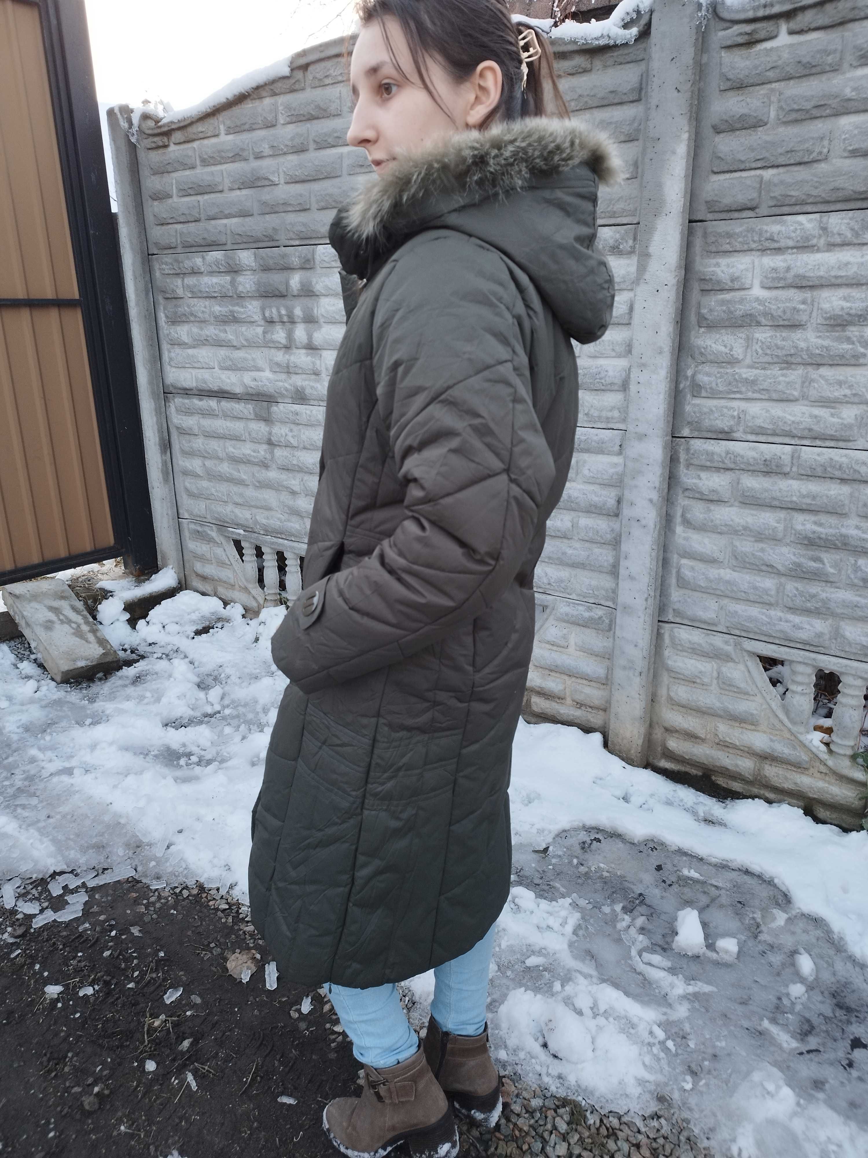 Женская зимняя куртка-пальто (М)