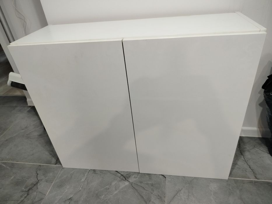 Szafka wisząca biała akryl kuchenna lazienkowa