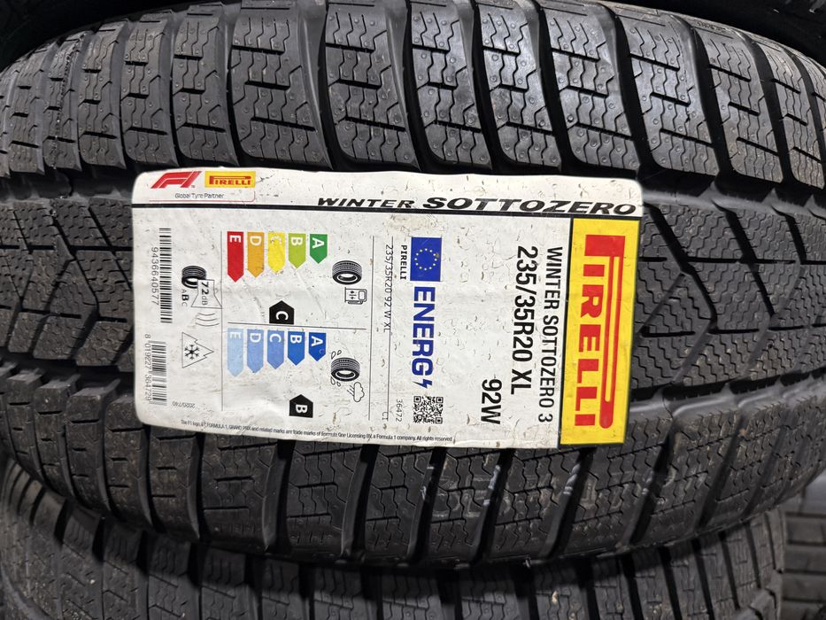 Резина НОВА Pirelli 235/35 R20 Sottozero 3 Tesla Model 3 Cupra Passat