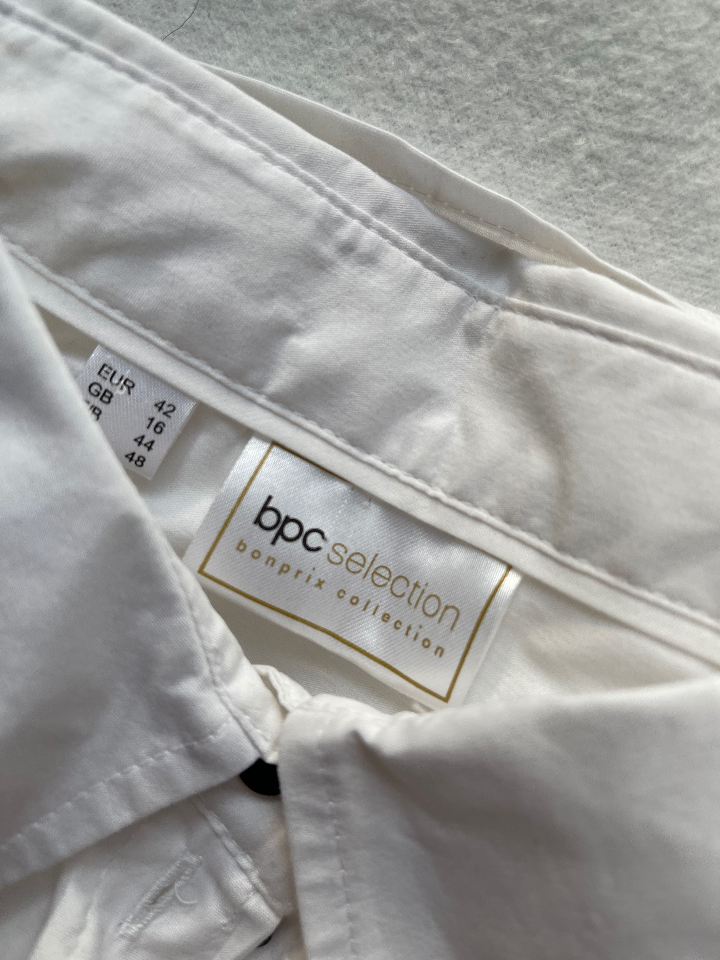Biała koszula ze zdobieniami - bpc - 42