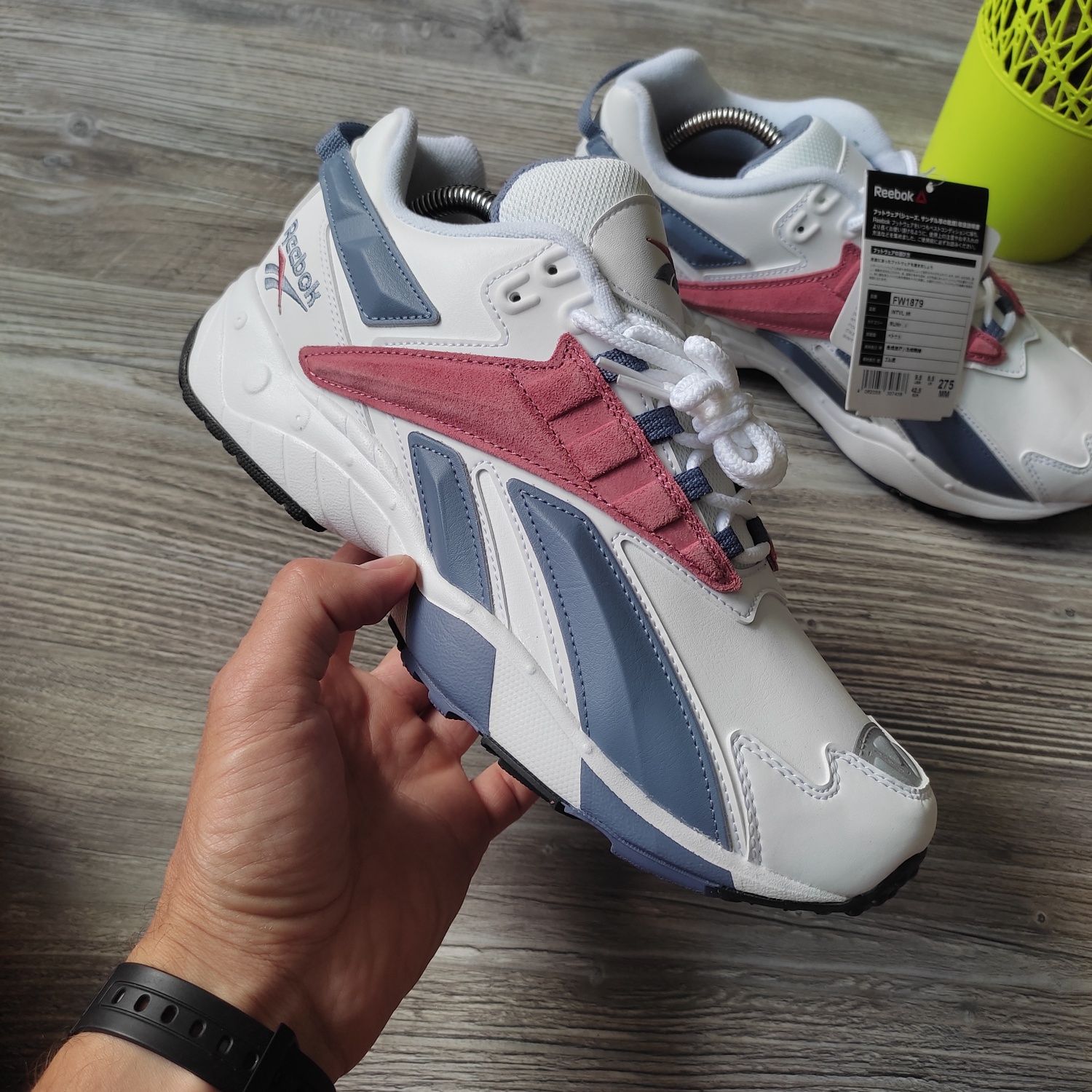 Мужские кроссовки reebok interval 96 'washed indigo'