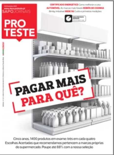 8 Revistas ProTeste da DECO defesa do Consumidor - lote 2