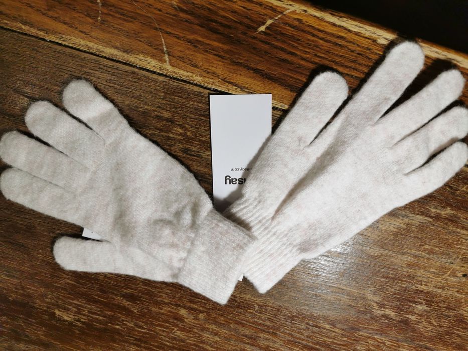 Rękawiczki rozmiar uniwersalny z domieszką wełny