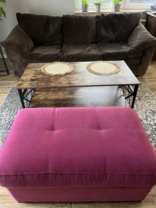 Kanapa Pufa Stolik Oddam