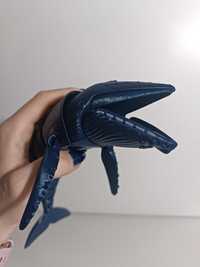 Ruchomy wydruk 3D wieloryb zabawka antystresowa prezent ozdoba