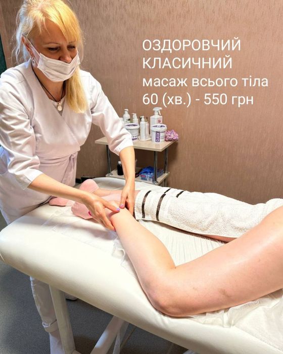 Антицелюлiтний, класичний масаж