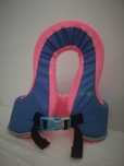 Colete de Natação SWIMVEST+ Azul-rosa- 15-25 kg
