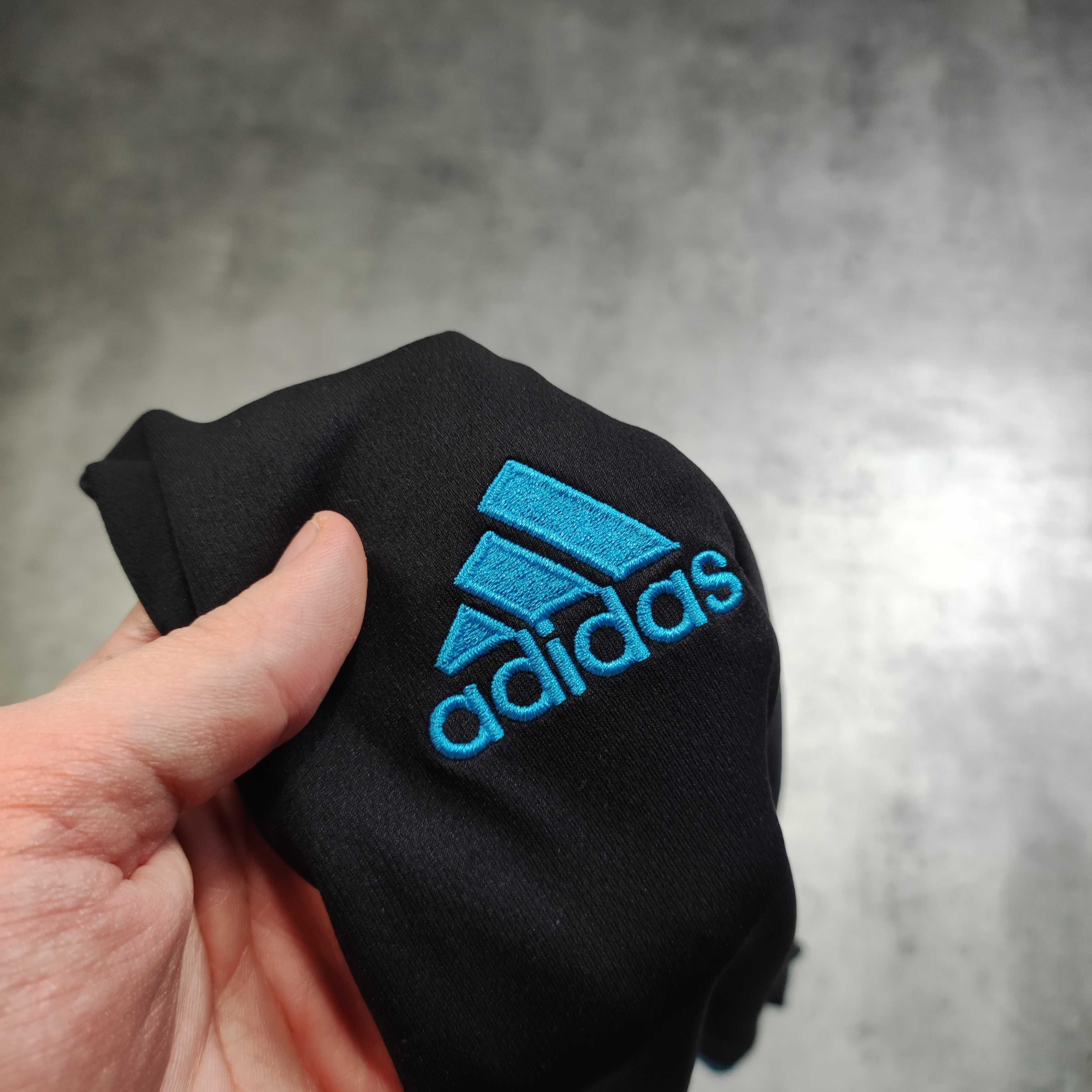 MĘSKA Koszulka Sportowa Trening ClimaCool Logo Czarna GYM Adidas