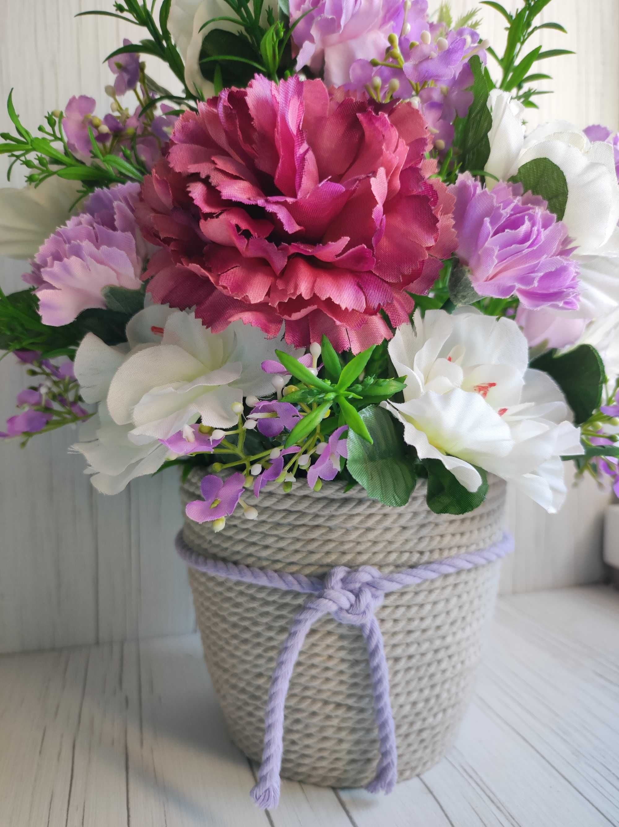 Flower box, bukiet kwiatów, dzień babci, dzień mamy