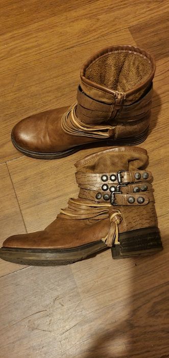 Ocieplane buty damskie 37