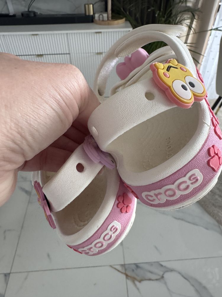 Crocsy dla dziewczynki 2 pary rozm 28