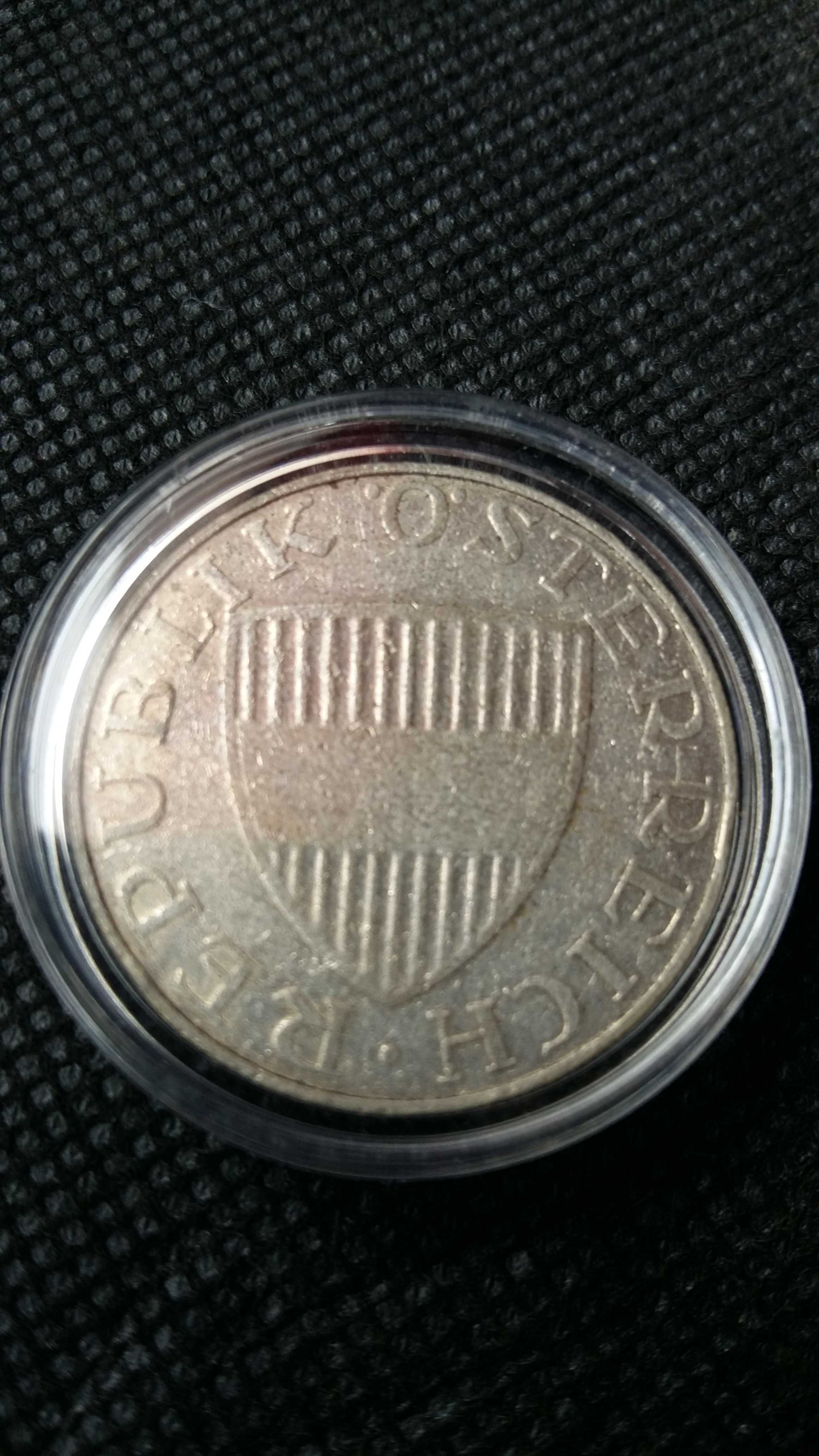 Moneta 10 SCHILLING z 1957 srebro.