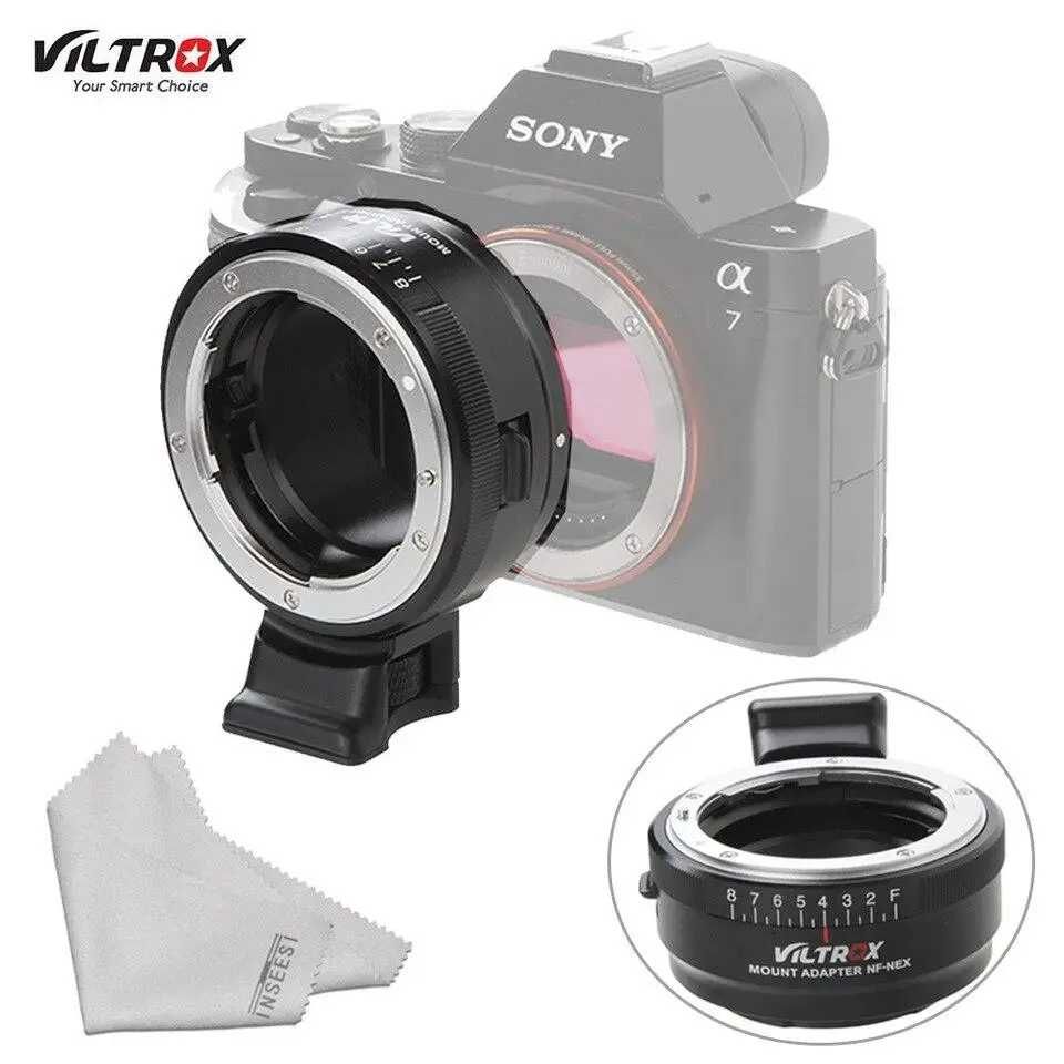 Адаптер Viltrox NF-NEX до об'єктивів Nikon F на байонет Sony E-mount