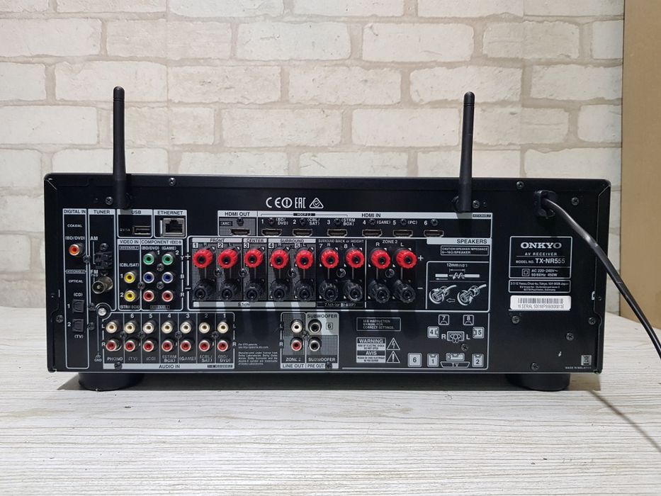 7.1AV ресивер Onkyo TX-NR 555 7х130Вт WiFi,Bluetooth, Spotify ,AirPlay