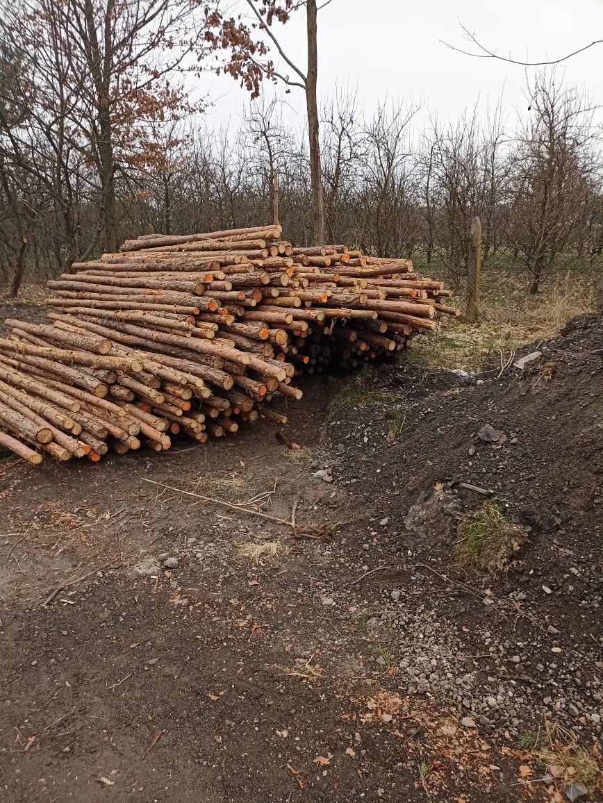 Stemple Drewniane 3.5m Nowe!!!