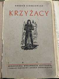 Antyk, książka, Krzyżacy, tom 1, 1945rok