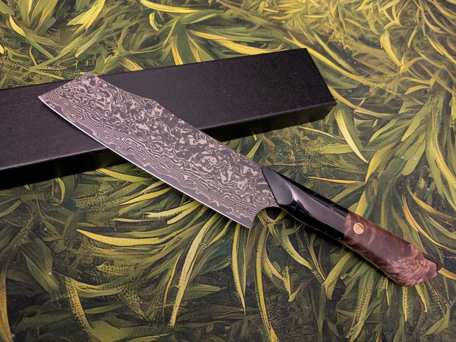 Nóż Nakiri unikalny, stal nierdzewna 60 HRC