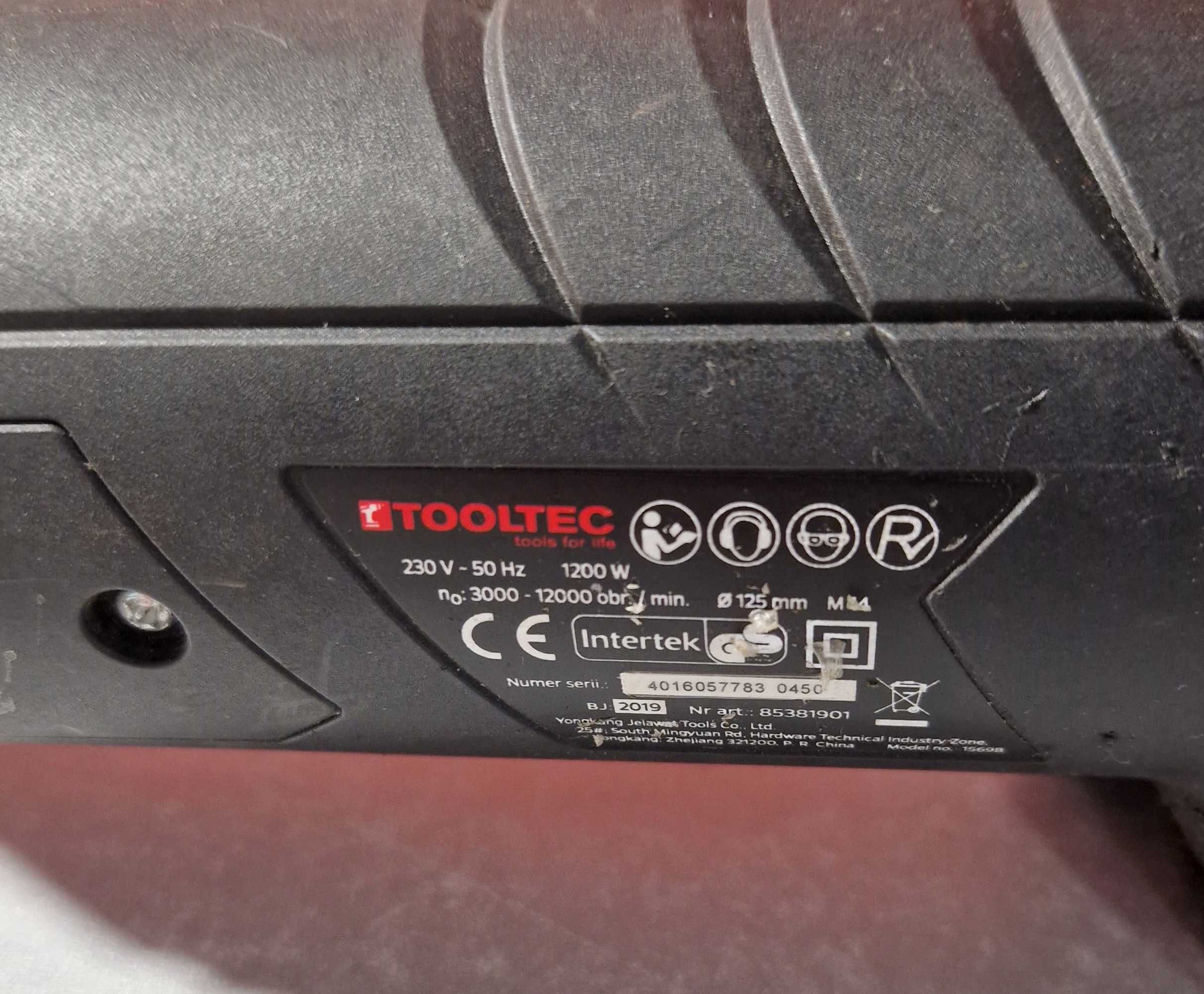 Szlifierka kątowa TOOLTEC 1200 W