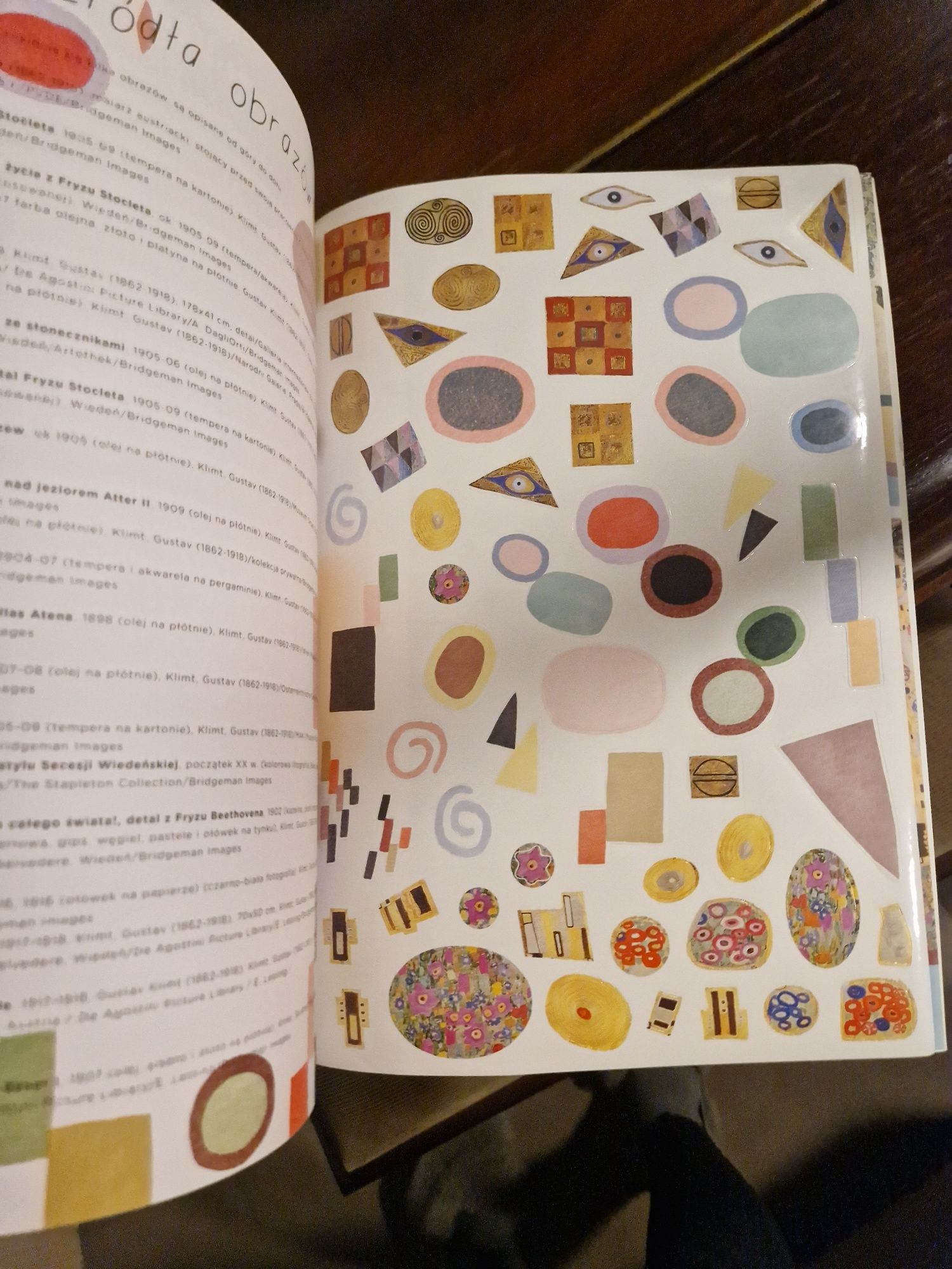 Książka do uzupełniania Maluj z Gustawem Klimtem