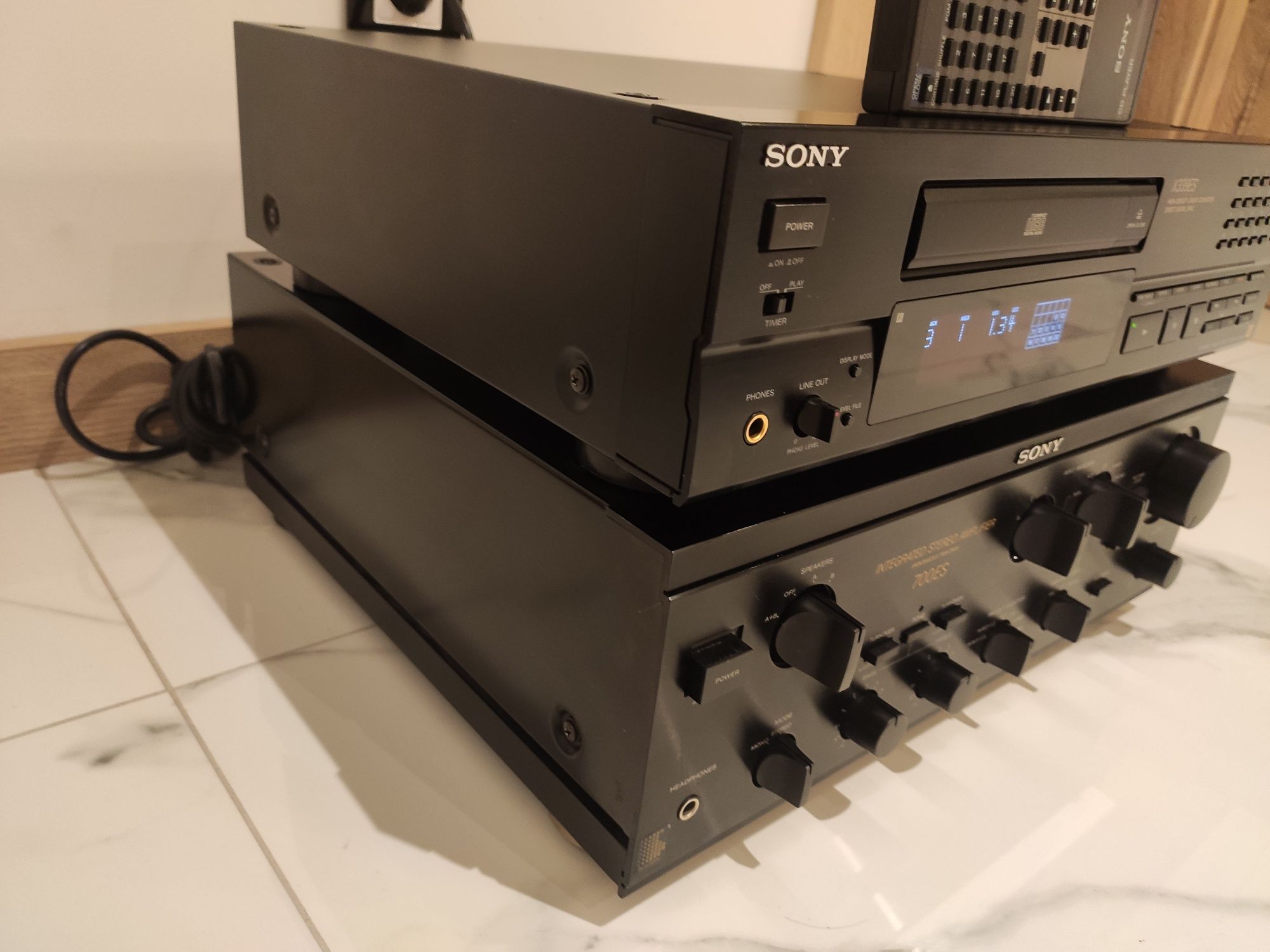 Odtwarzacz płyt CD Sony CDP-X339ES es pilot wzmacniacz Sony TA-F700ES