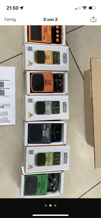 Behringer SF300 To800 fuzz overdrive mfx tube screamer