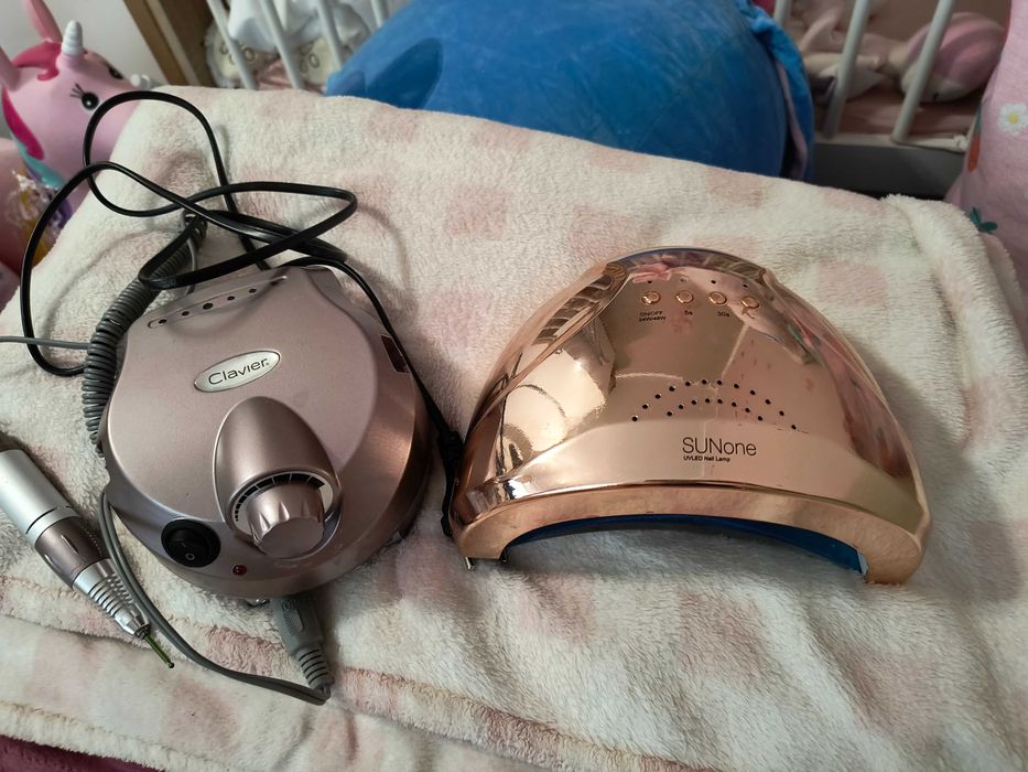 Sprzedam frezarkę i lampe do paznokci