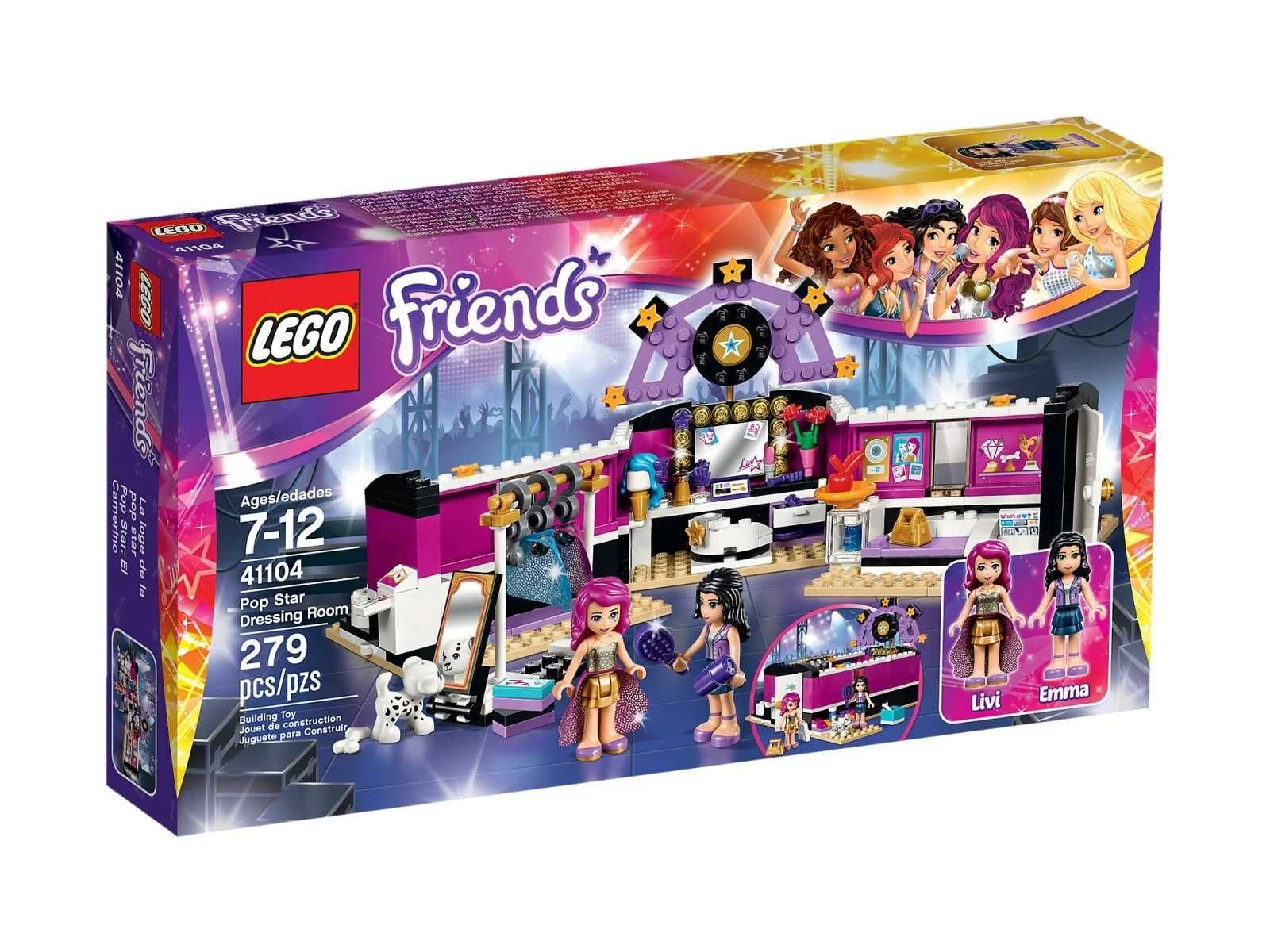 LEGO Friends 41104 Friends Garderoba gwiazdy Pop+ mini zestaw GRATIS
