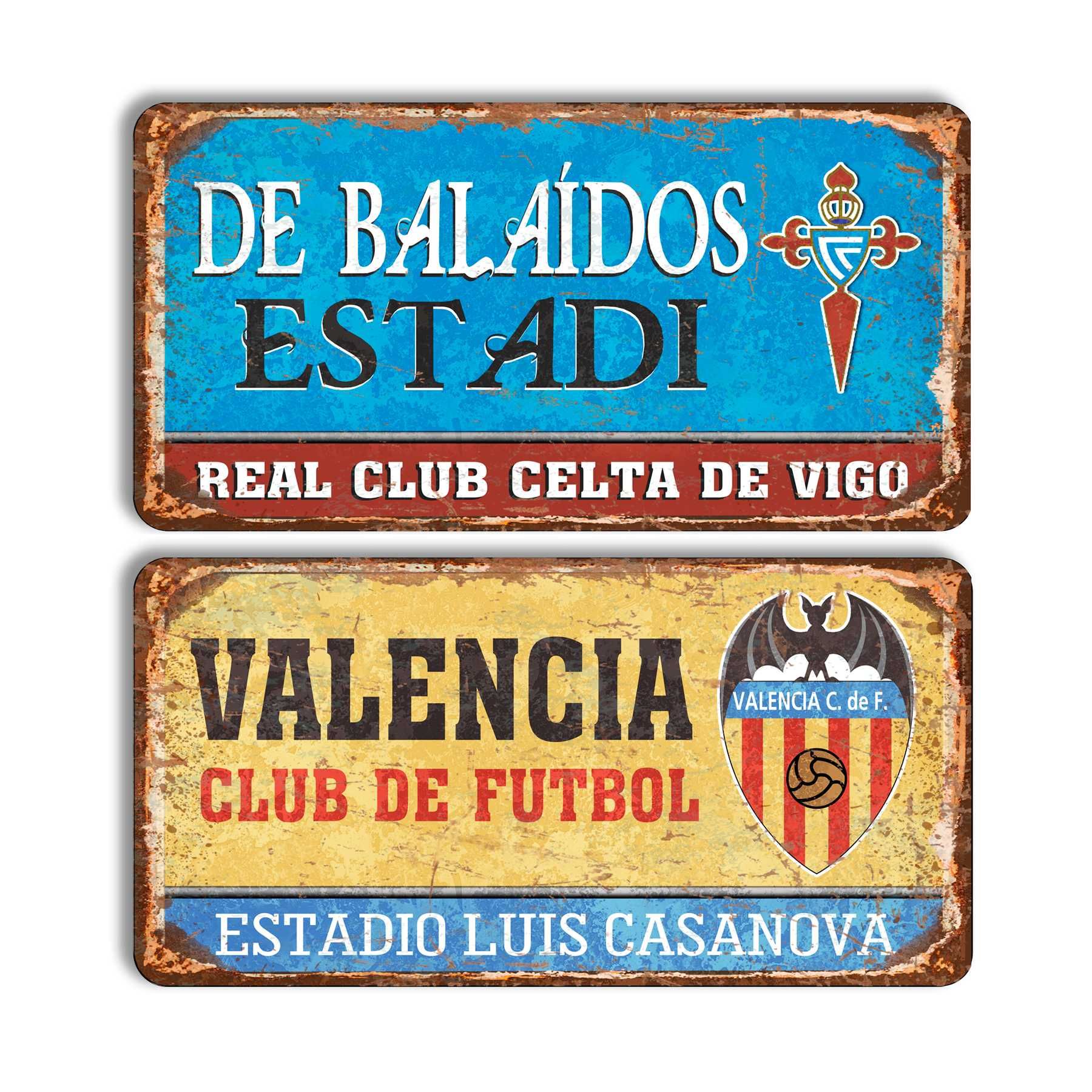 Таблички футбольные Барселона Реал Мадрид Севилья Атлетико Валенсия