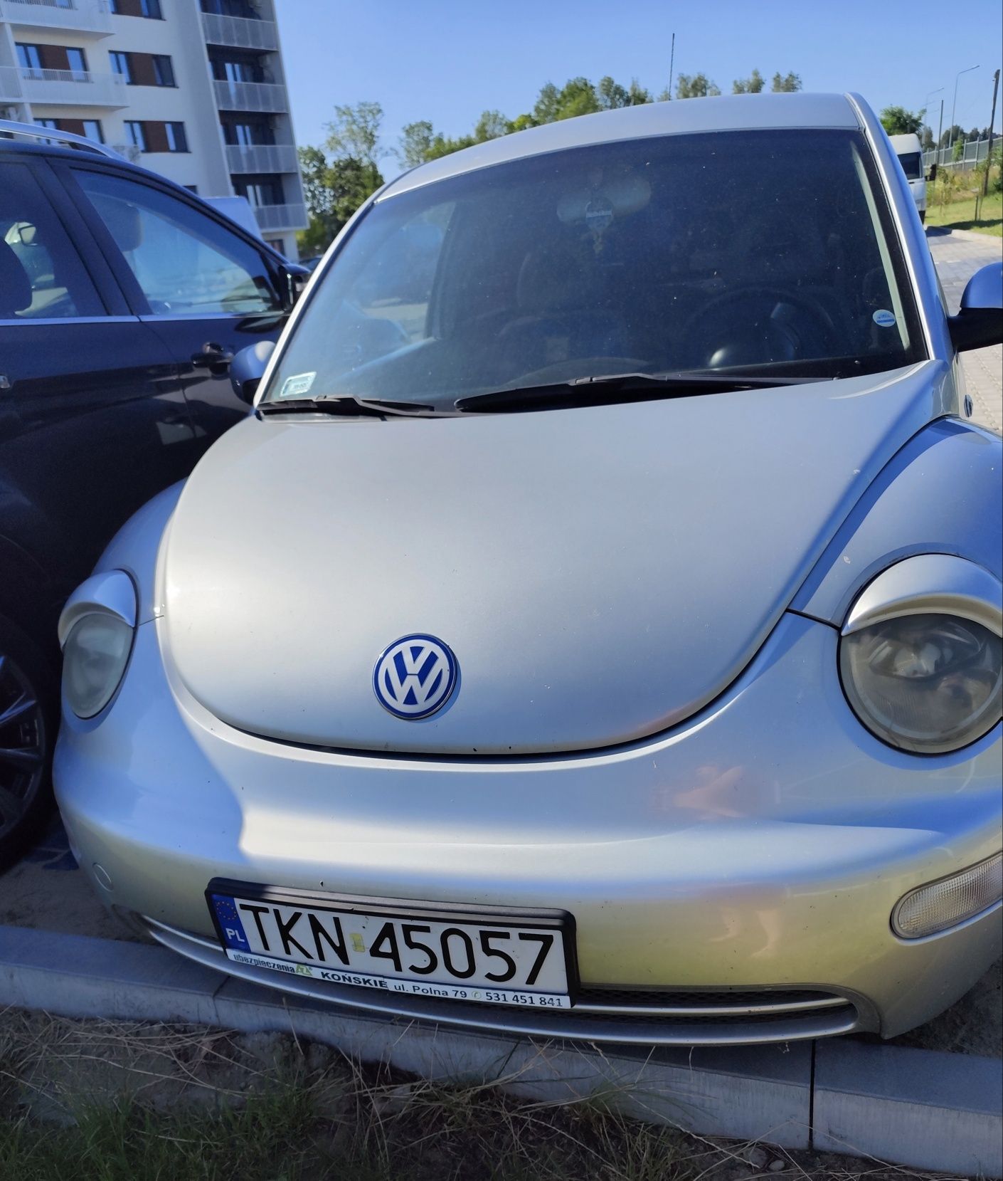 Volkswagen New Beetle uszkodzony