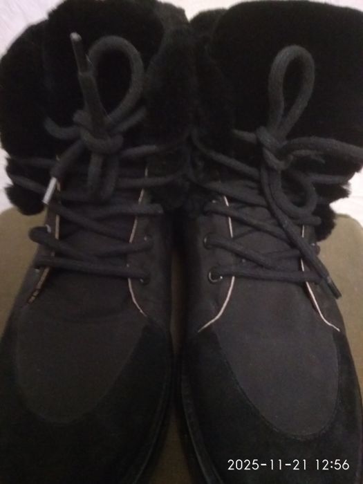 Ботинки на цигейке