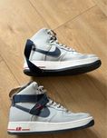 Oryginalne buty sneakersy Nike Air Force AF1 High szare