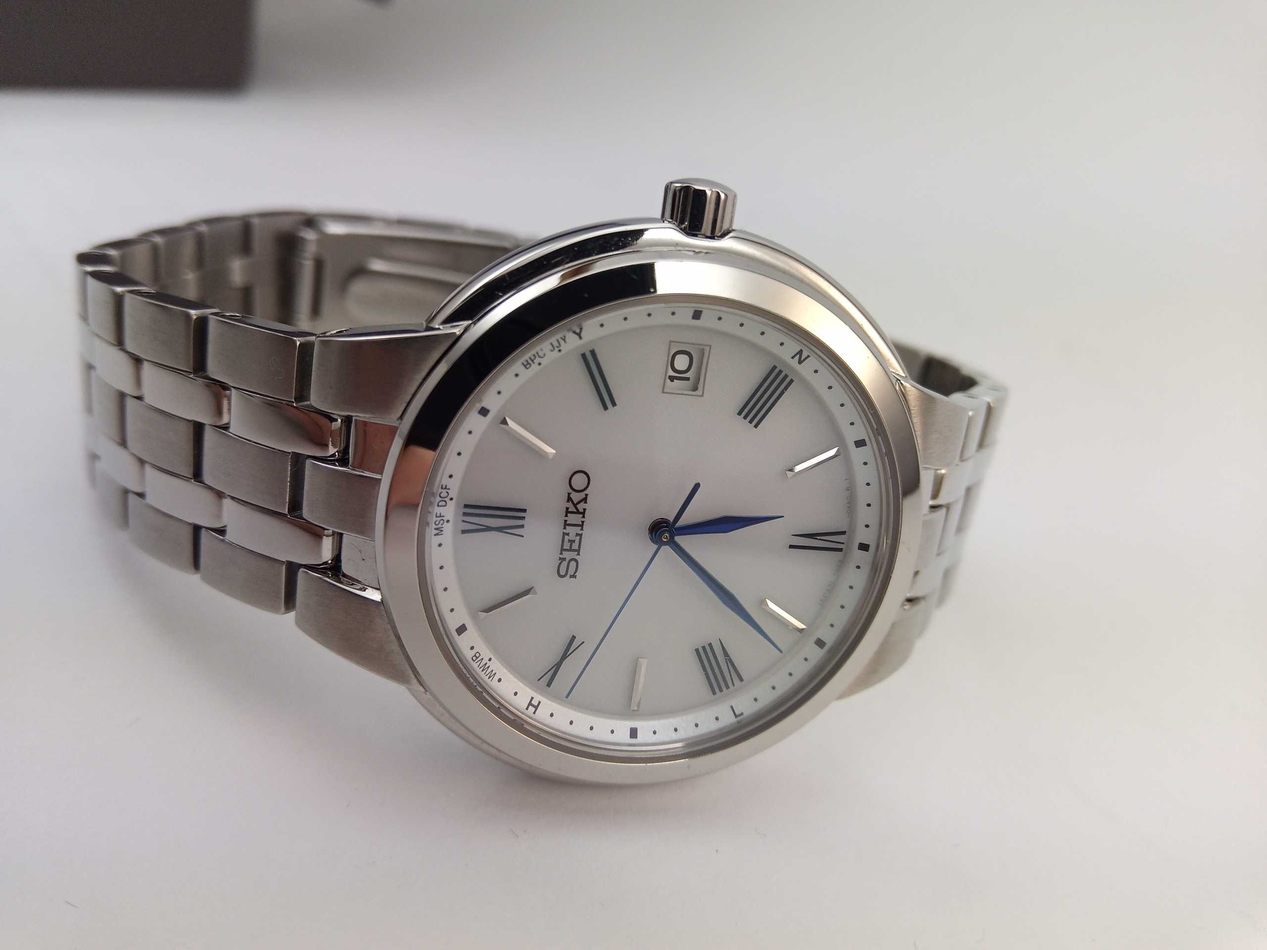 Японские часы Seiko Solar SBTM281 радиосинхронизация сапфир Japan made