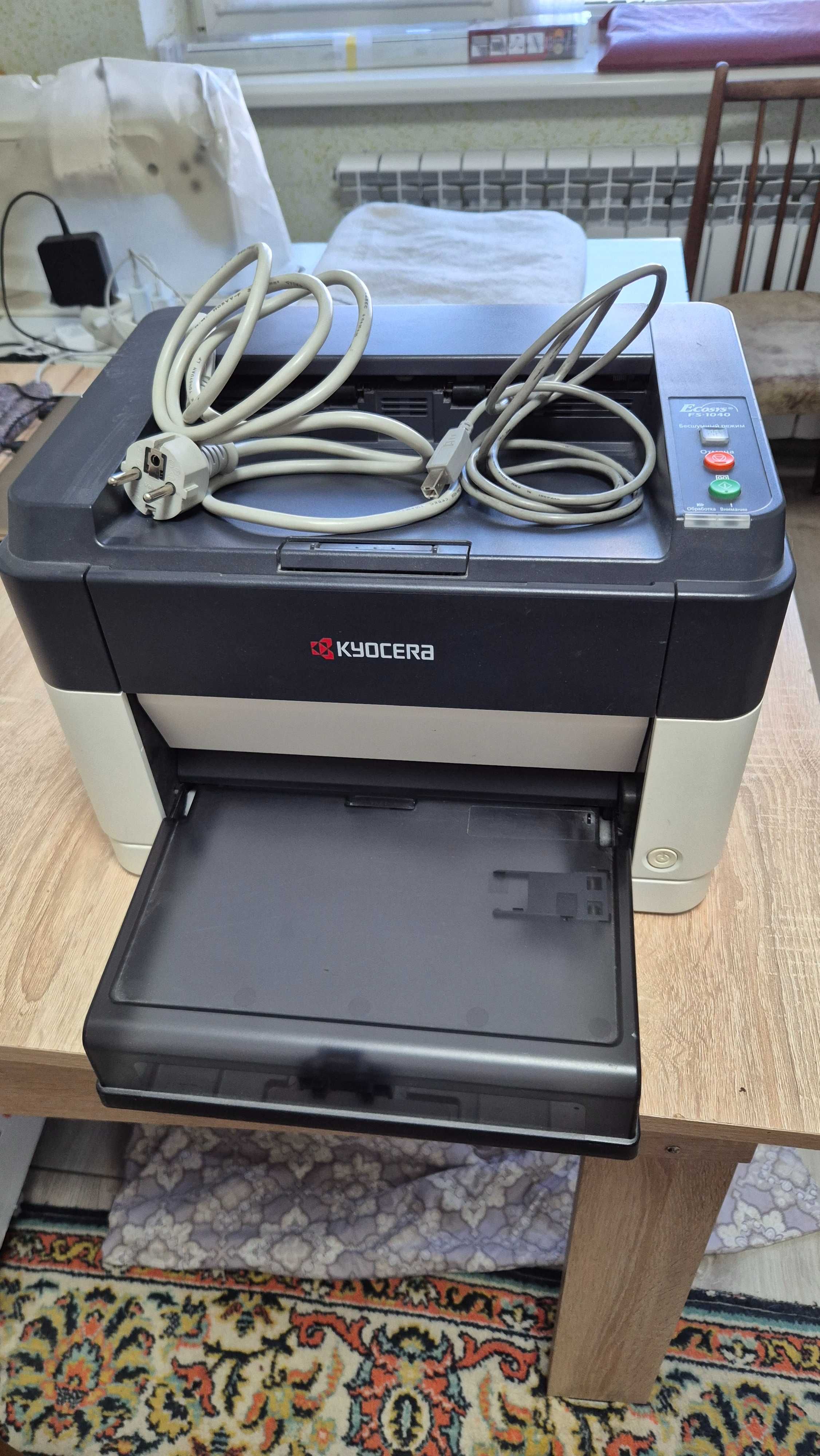 Б/у монохромний принтер лазерний kyocera ecosys fs-1040