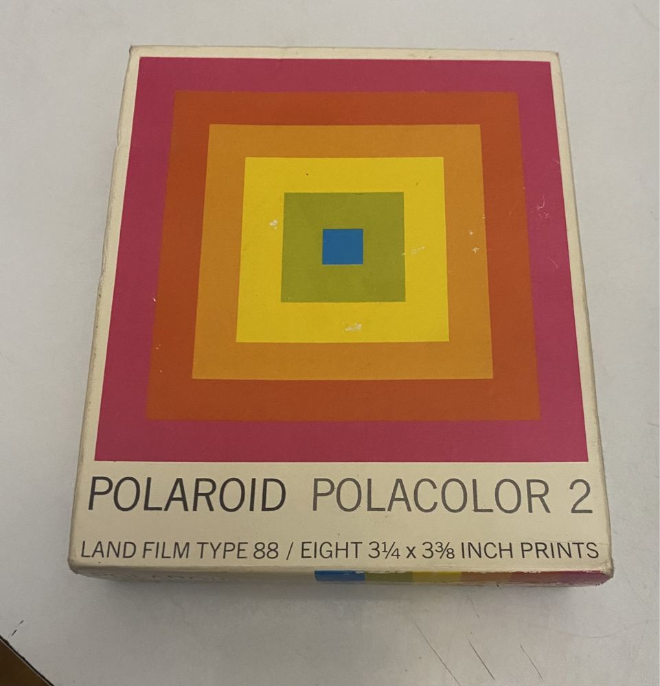 Filme expirado para Polaroid Polacolor 2