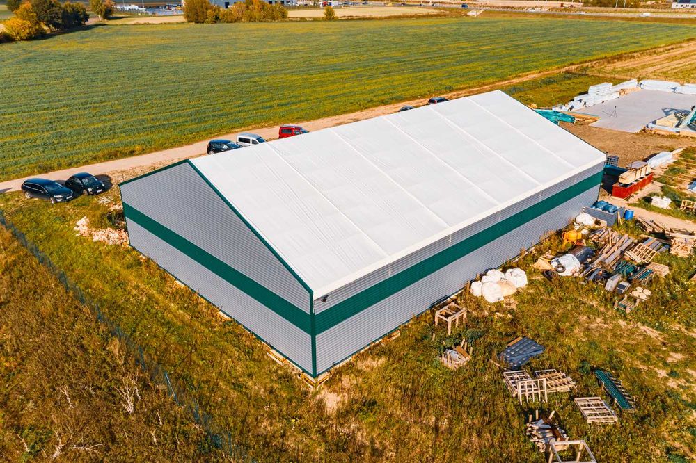 Hala Namiotowa, konstrukcja stalowa  ŁUKASIUK 450m2 FINANSOWANIE !!!