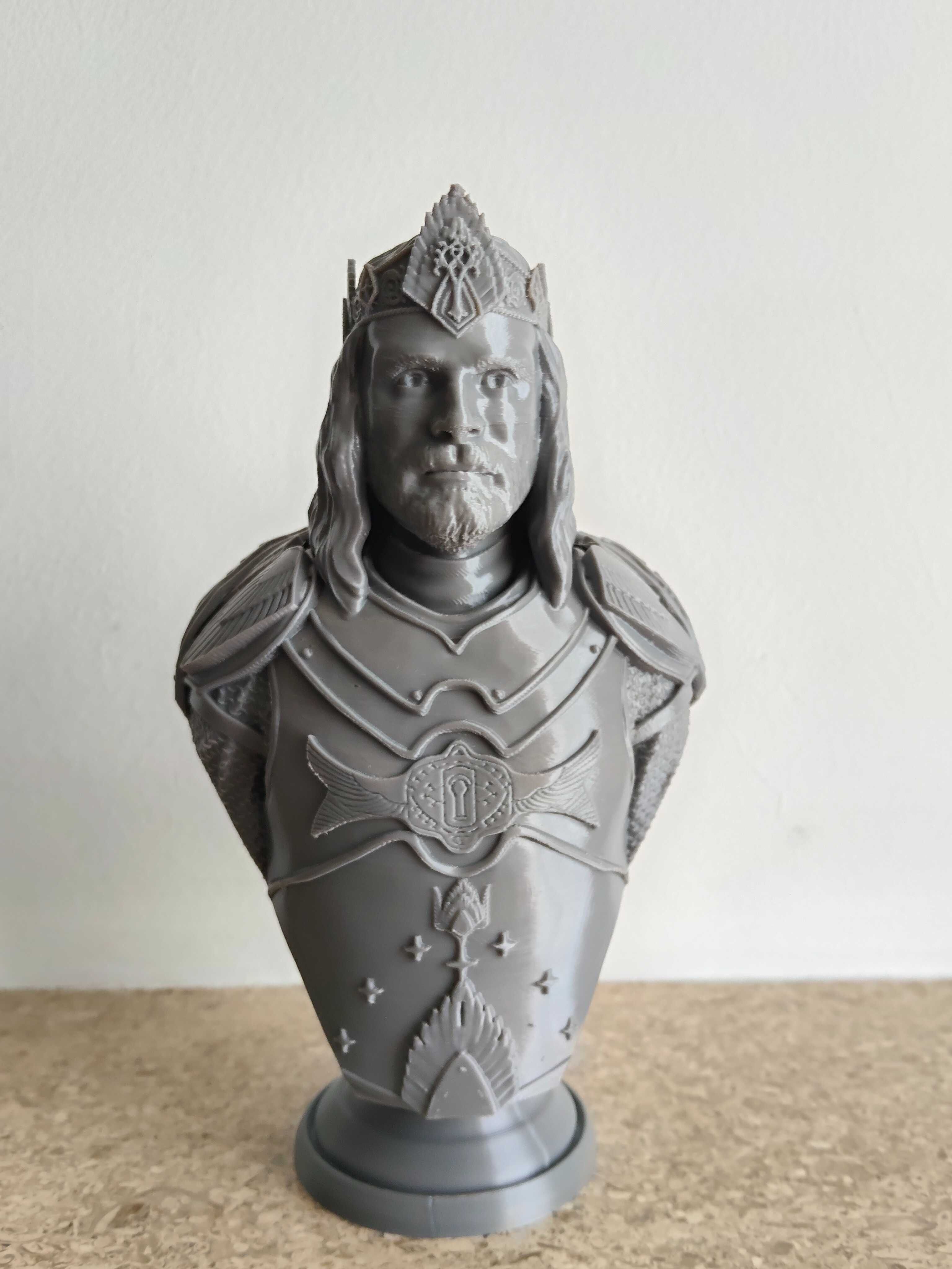 Busto de Aragorn Lord of The Rings