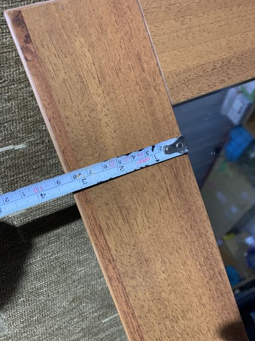 Lustro w drewnianej ramie TANIO