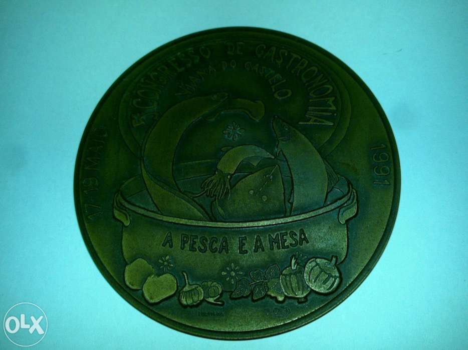 5º congresso gastronomia, pesca (medalha em bronze) 1991 viana castelo