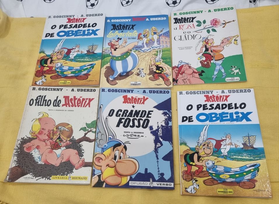 Lote Livros Astérix vários valor cada