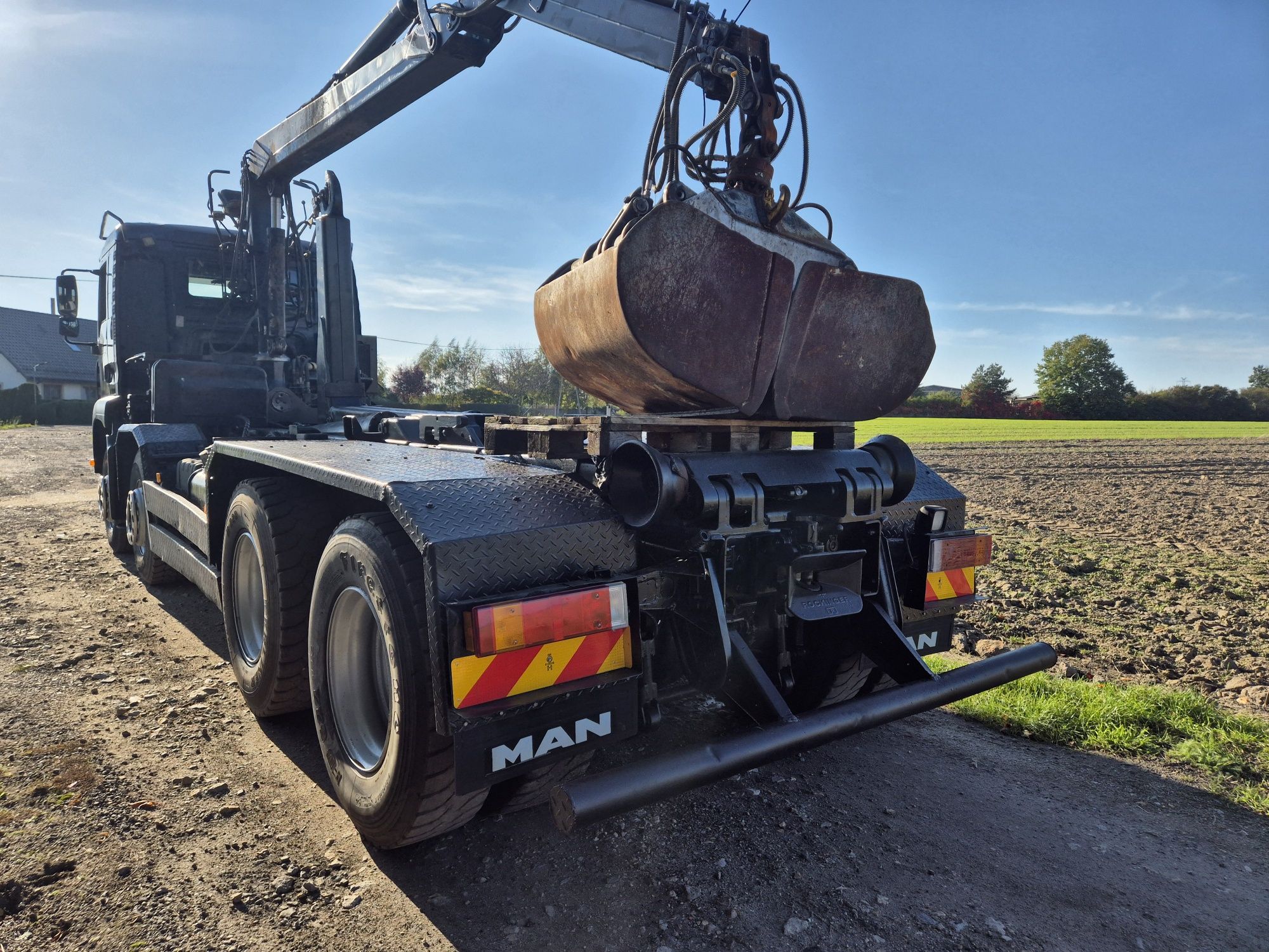 Man Tga 8x4 32.460 hakowiec hds czerpak