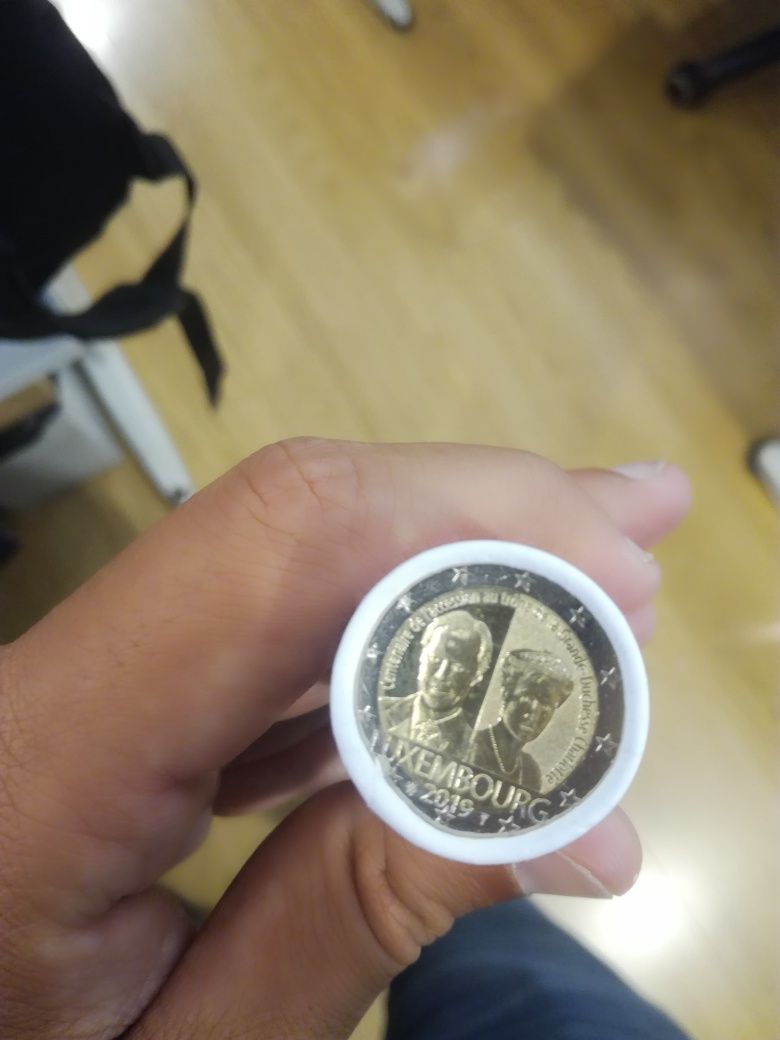 Moeda de 2€ comemorativas da Malta, Luxemburgo, Finlândia e outros