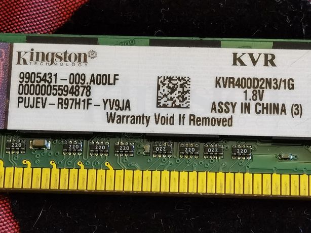 2x Kingston DDR2 1gb