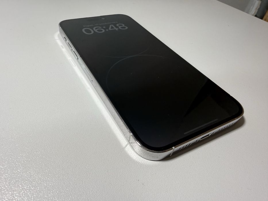 iPhone 14 Pro Max 128 GB/ Silver/ Idealny/ Wrocław sklep.