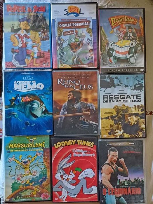 Lote de filmes em ótimo estado (Alguns ainda selados) - NOVOS