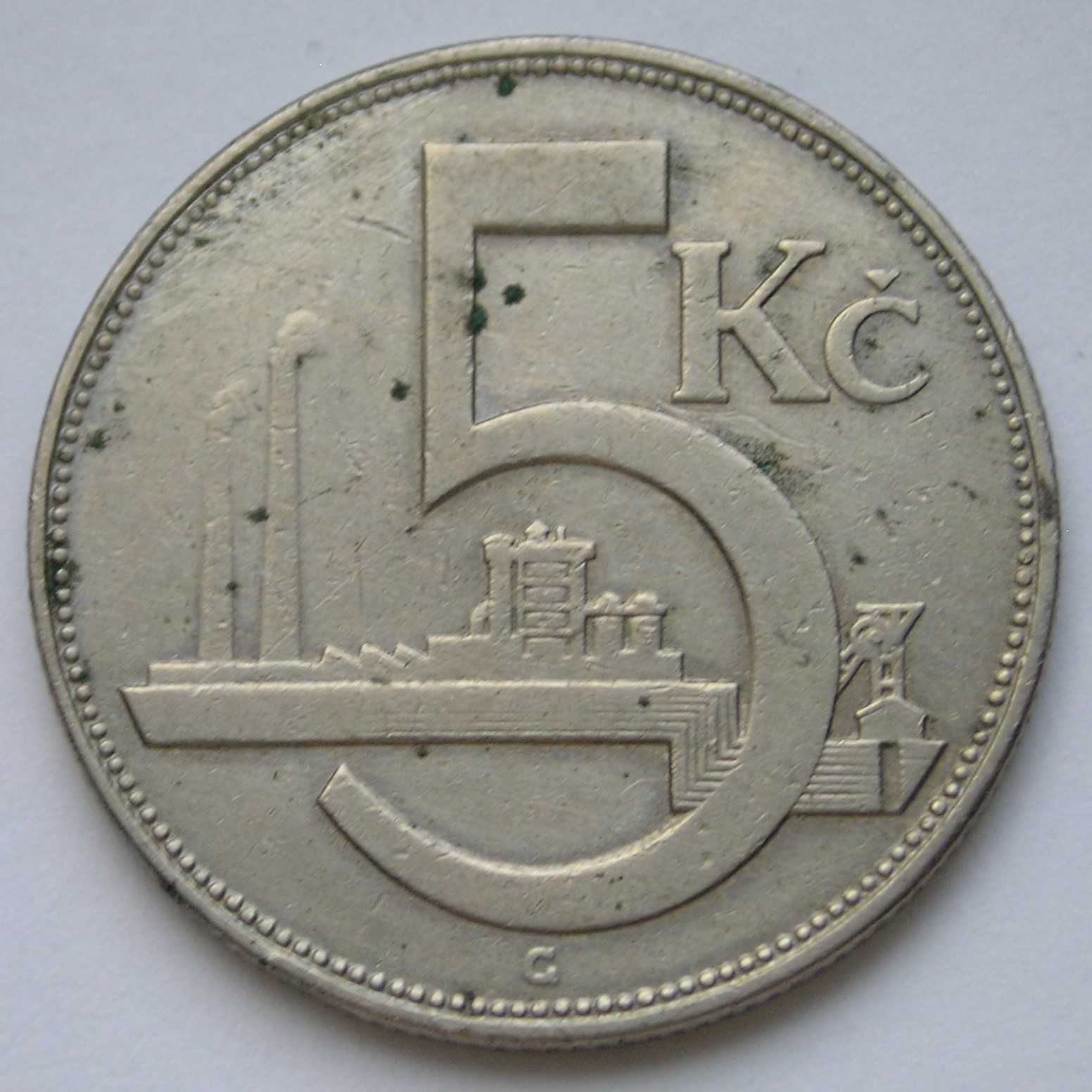 Czechosłowacja 5 koron 1925