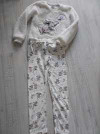 Ciepła welurowa piżama dziewczęca 122