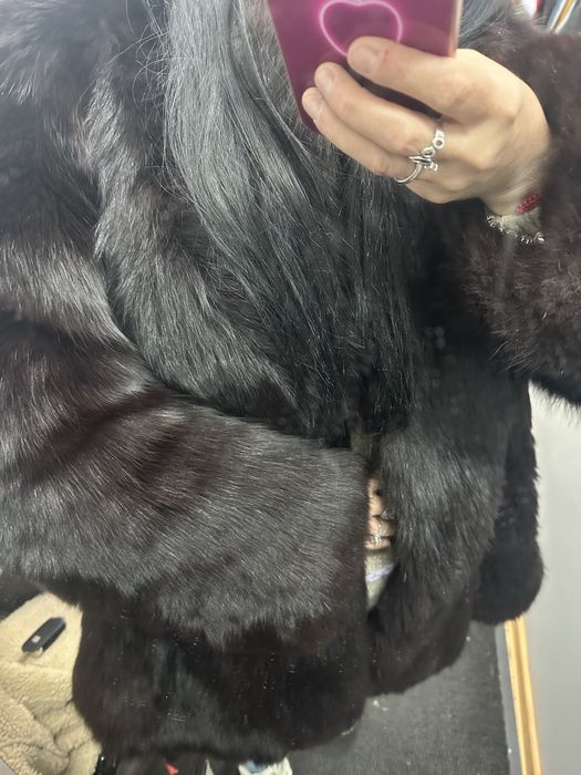 Futro lis ciemna czekolada