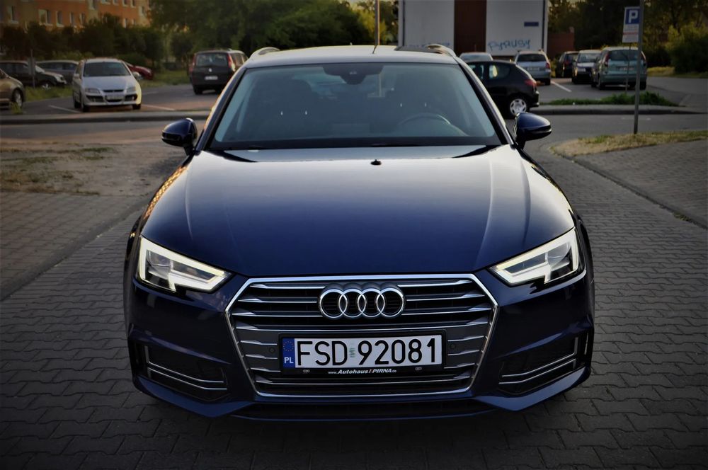 Audi A4 Avant 2.0TFSI 190KM automat ŁOPATKI zarejestrowany HAK ALU18 LED F.Vat